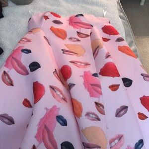 One of a kind lipstick dress